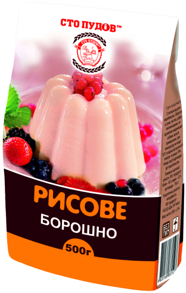 

Мука рисовая Сто Пудов™ (500 грамм)