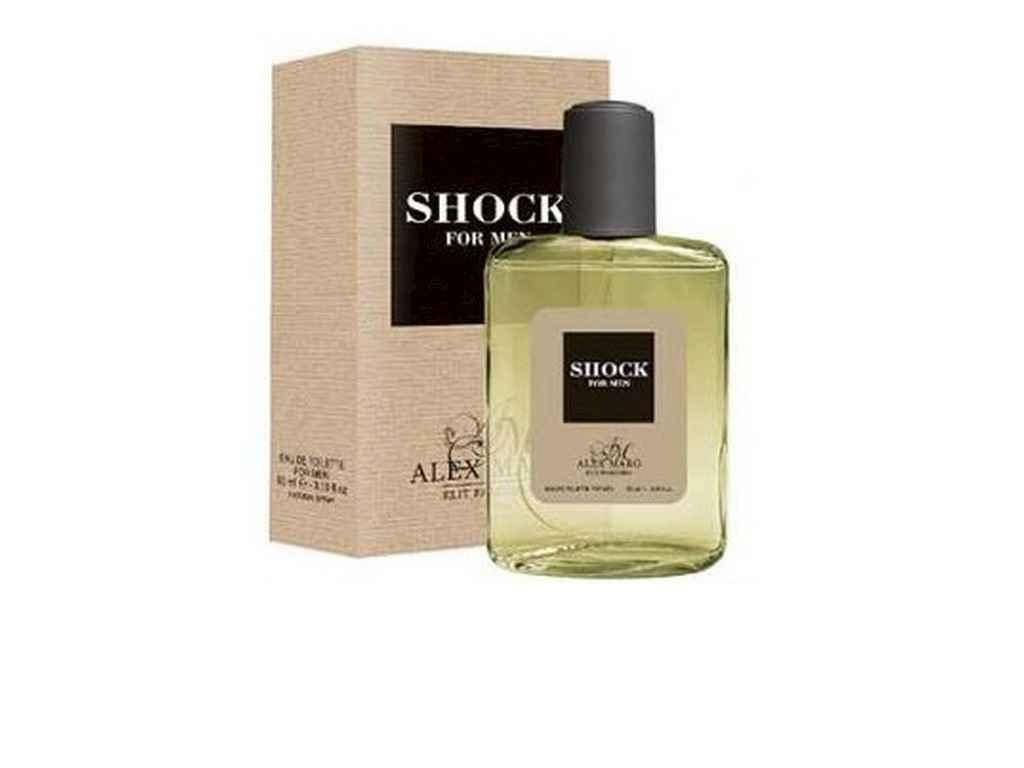 

Туалетна вода чоловіча 76% Shock For Men 100 мл ТМ Alex Maro