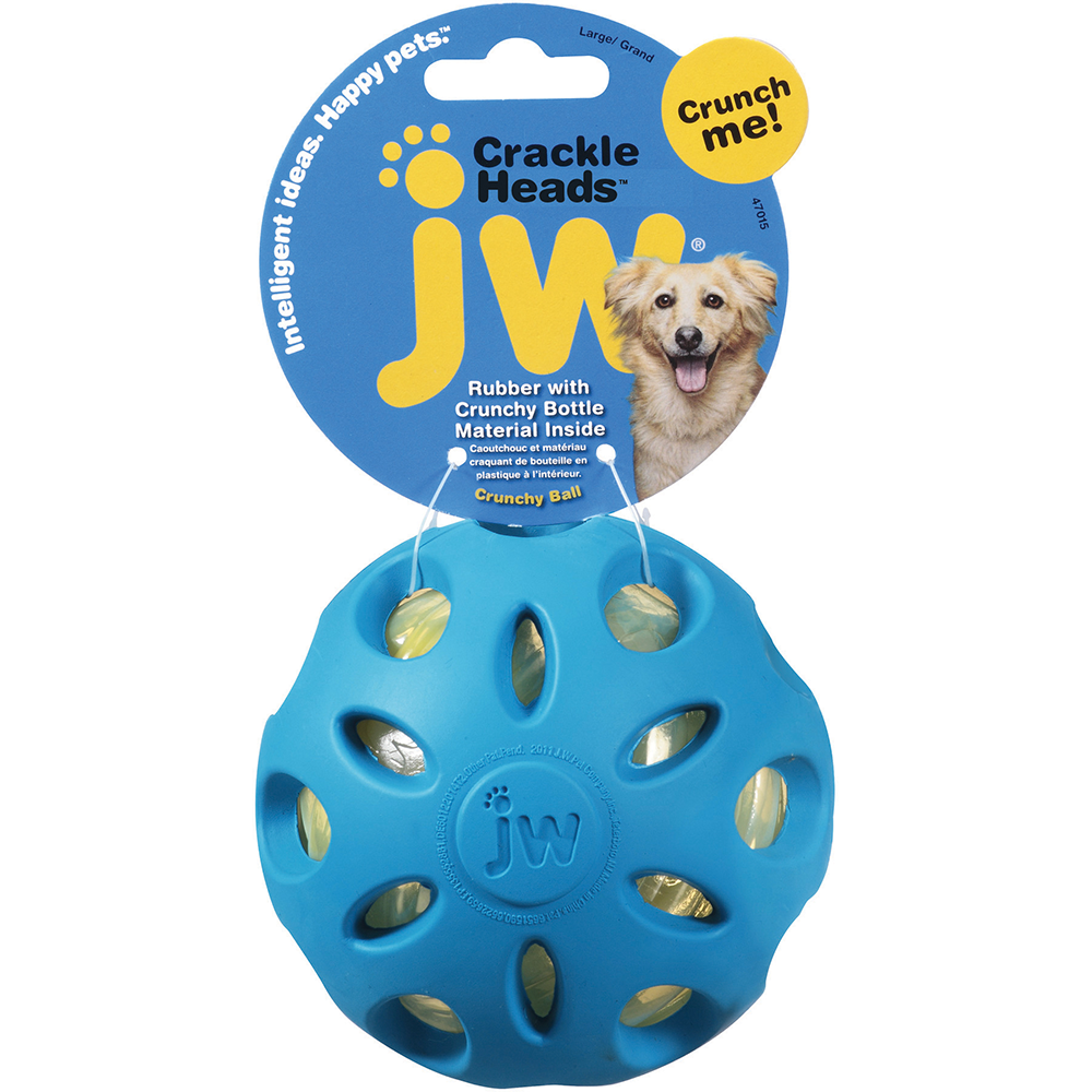 

Іграшка для собак м'яч хрусткий JW Crackle Ball S (6см)