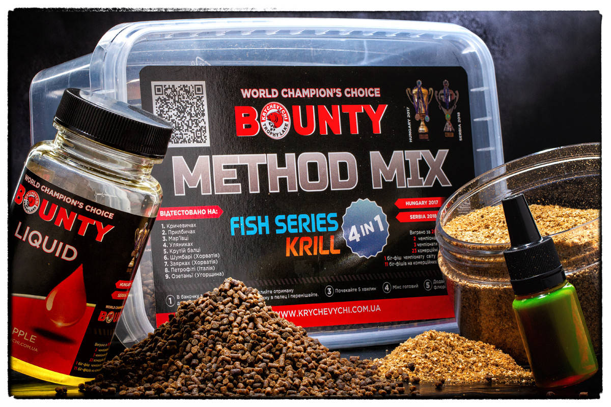 

Методный пеллетс BOUNTY METHOD MIX 4in1 MONSTER CRAB