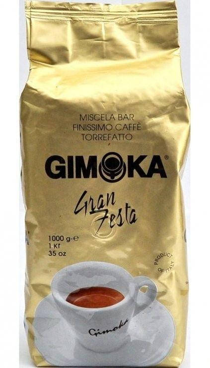 

Кофе в зернах Gimoka Gran Festa 1кг, Италия Оригинал (Джимока)