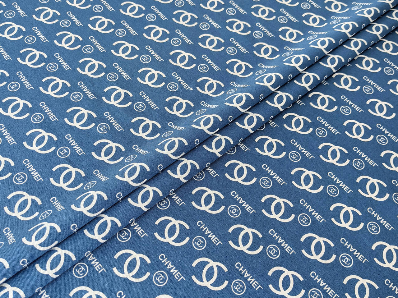 

Коттон стрейчевый рубашечный шанель, джинсовый