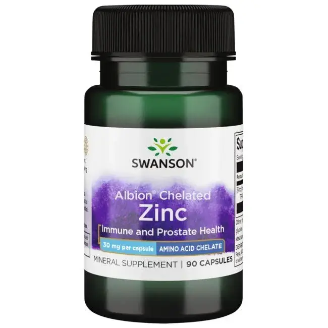 

Цинк-хелат Swanson Ultra Albion Chelated Zinc 30 мг 90 капс.