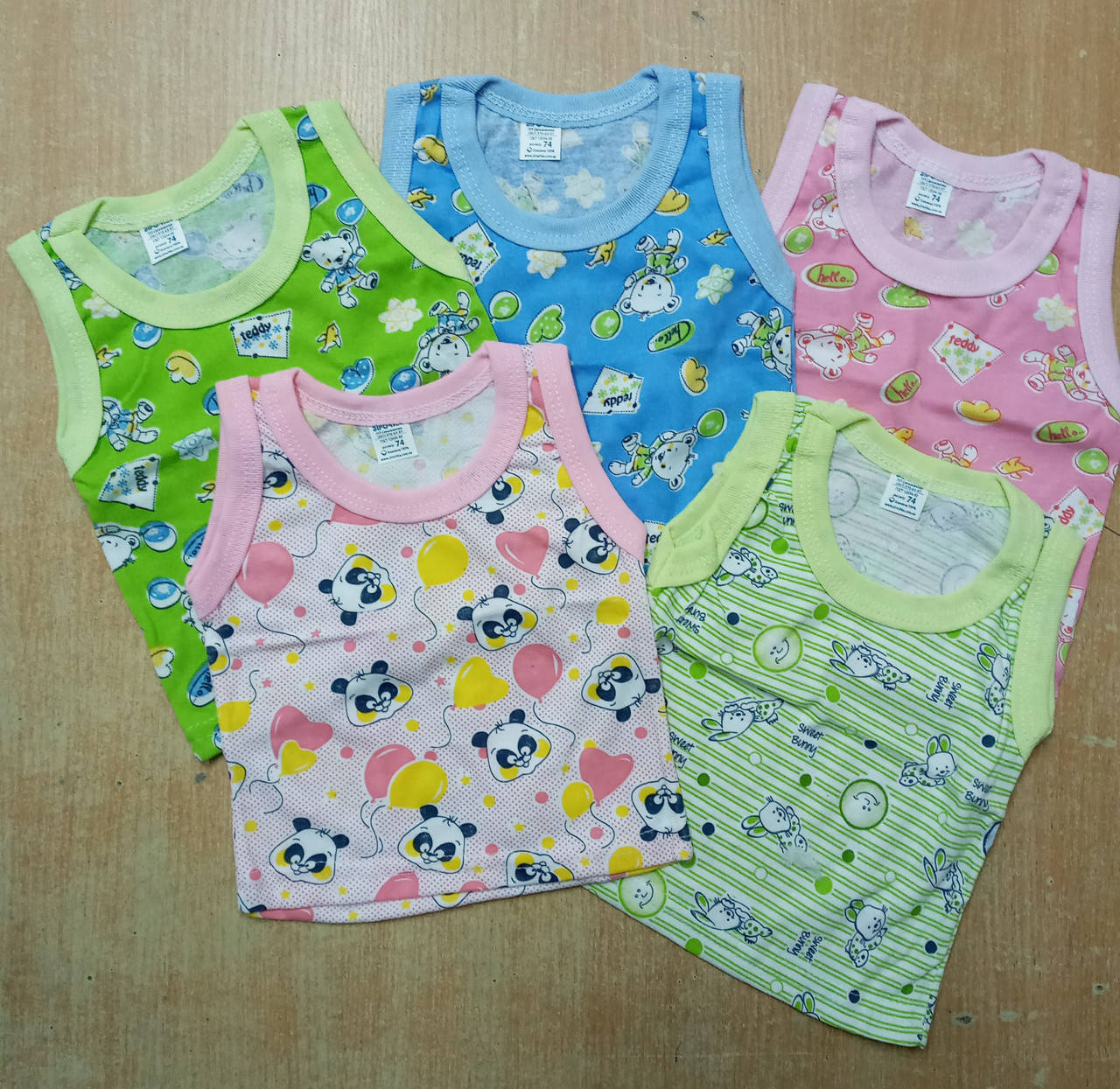 

Маечка для новорожденного р.56