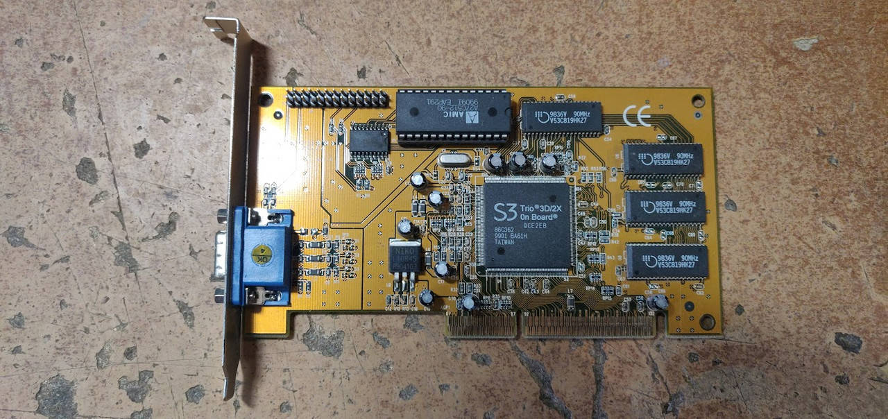 

Видеокарта S3 Trio 3D/2X AGP № 220205