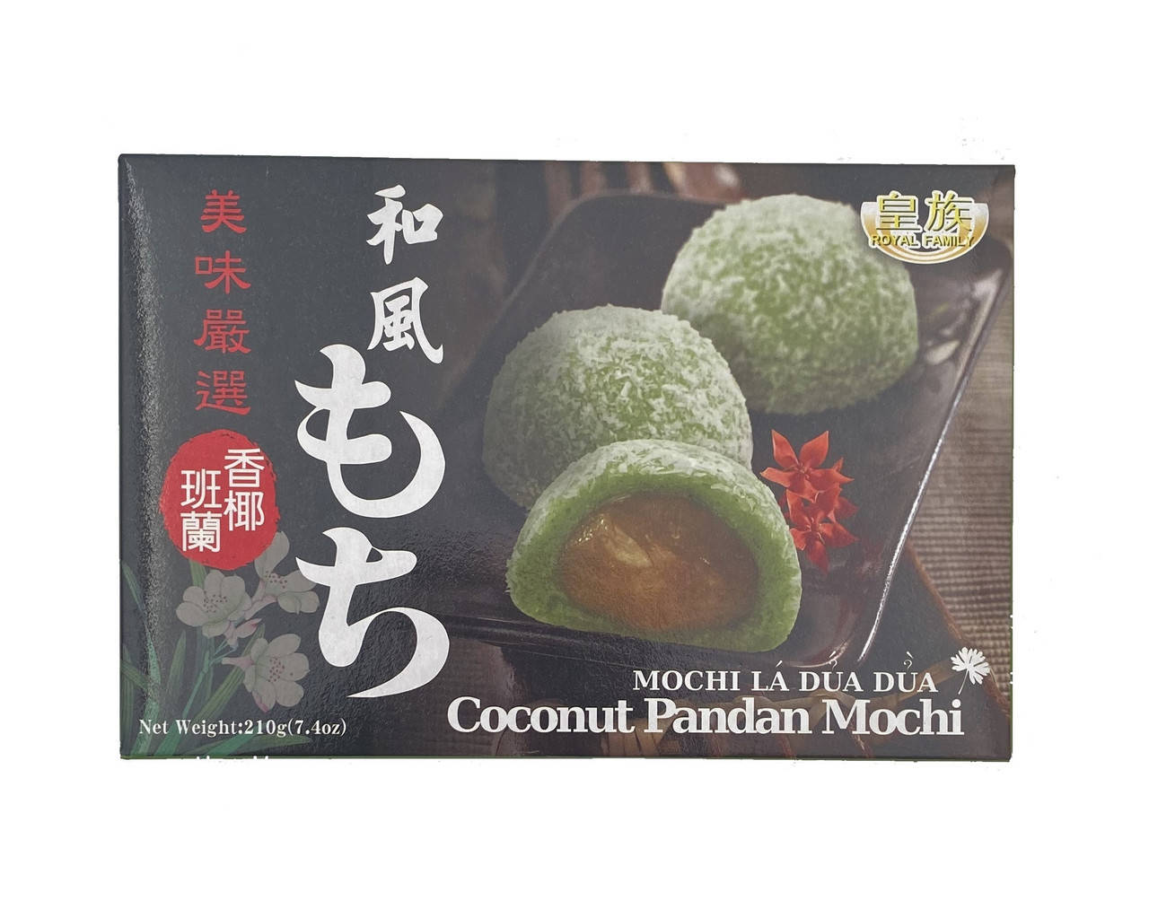

Пирожные моти Coconut Pandan Mochi 210 г