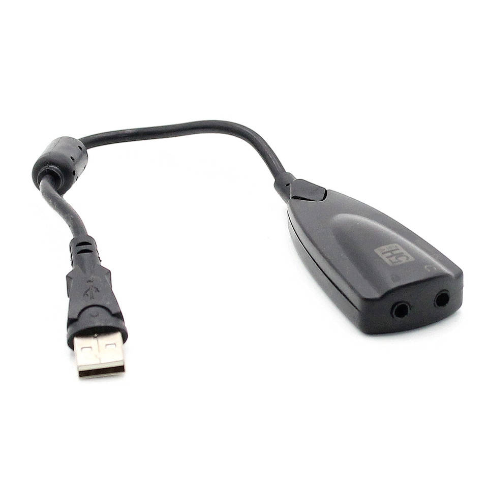 

Внешняя звуковая карта USB адаптер для компьютера и ноутбука Аудиокарта Юсб ПК
