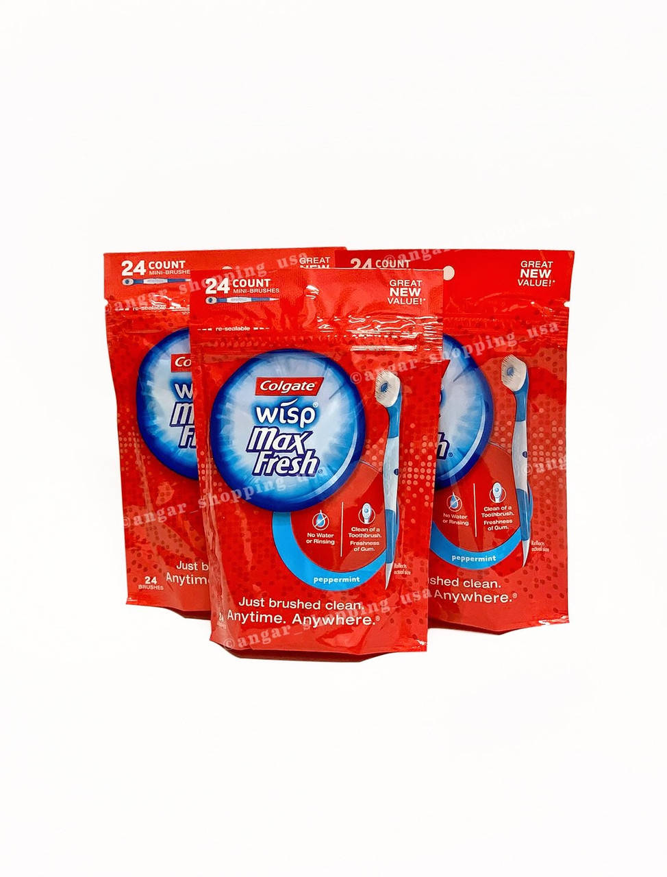 

Одноразовые щетки Colgate Wisp Max Fresh (24 шт)