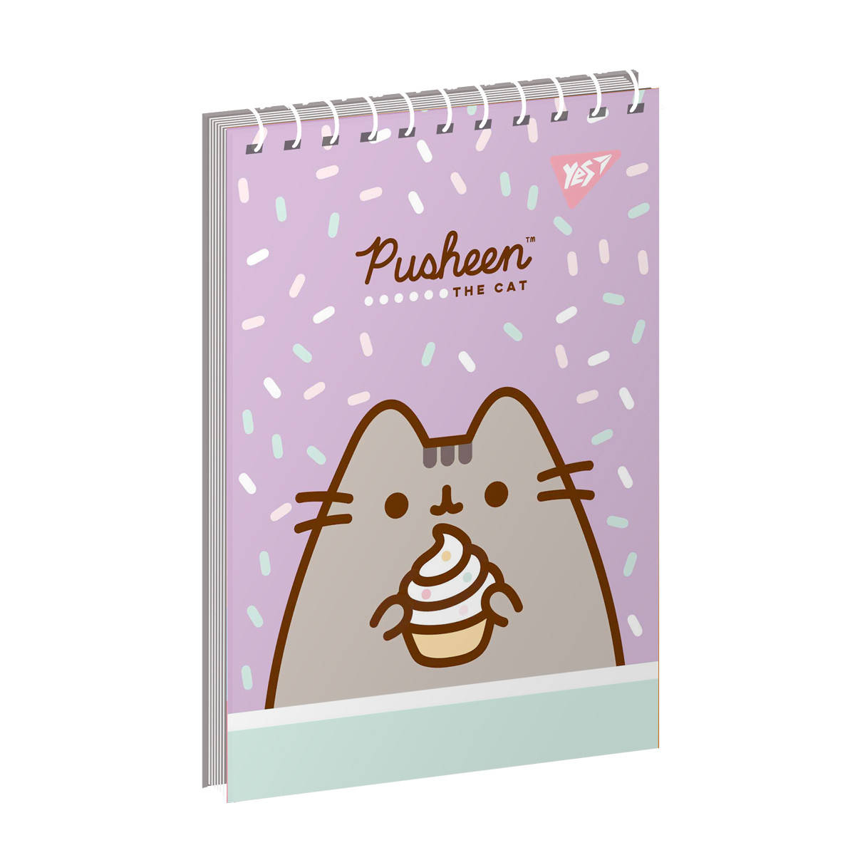 

Тетрадь для записей YES А6/80 од.спираль "Pusheen"