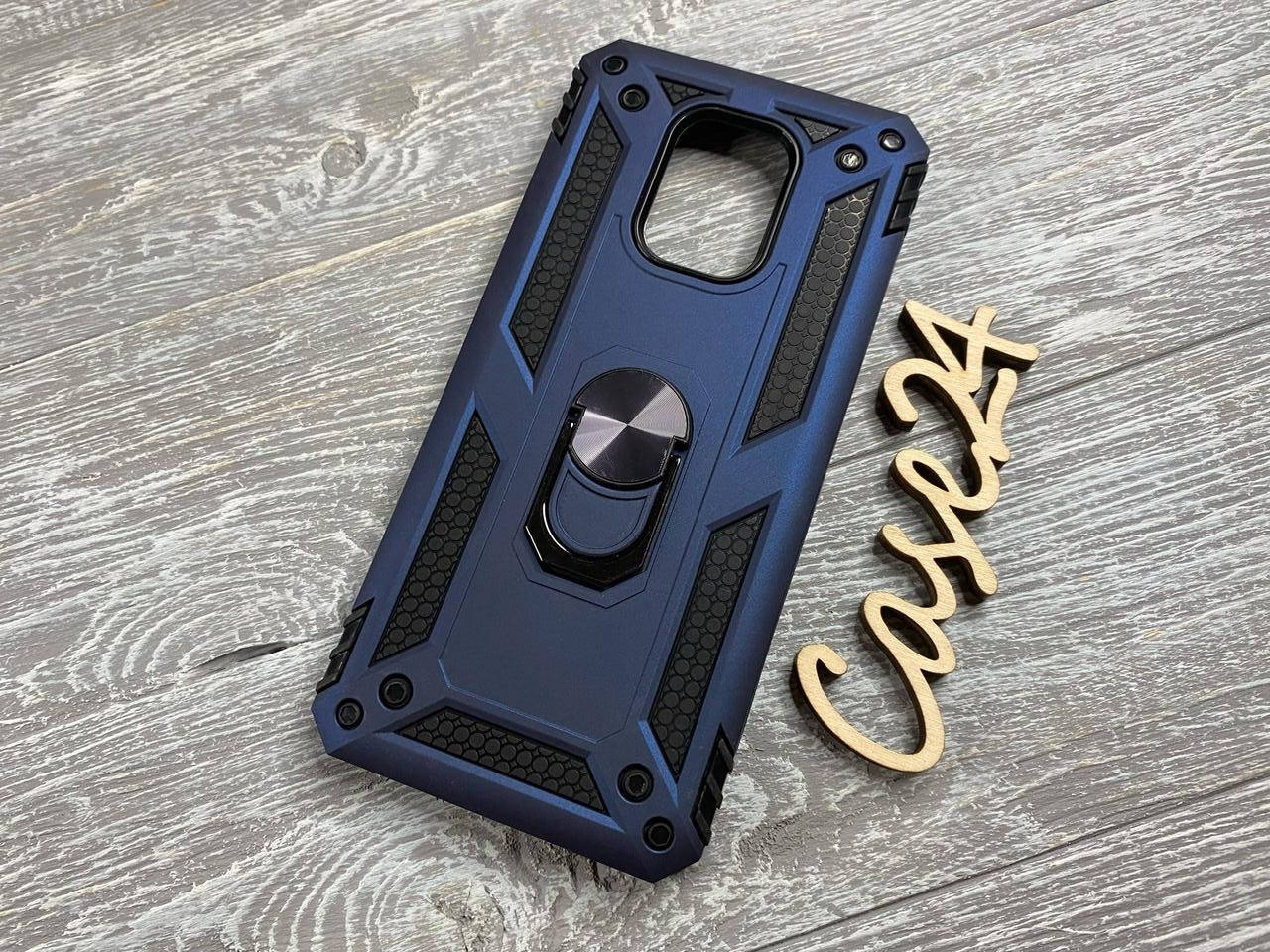 

PC + TPU чехол New armor для Xiaomi Redmi Note 9 Pro / Xiaomi Redmi Note 9S (5 цветов) синий