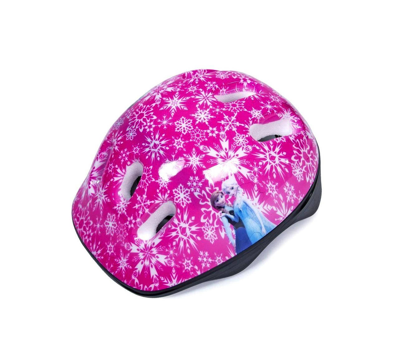 

Шлем детский розовый "Принцессы Frozen - снежинки"