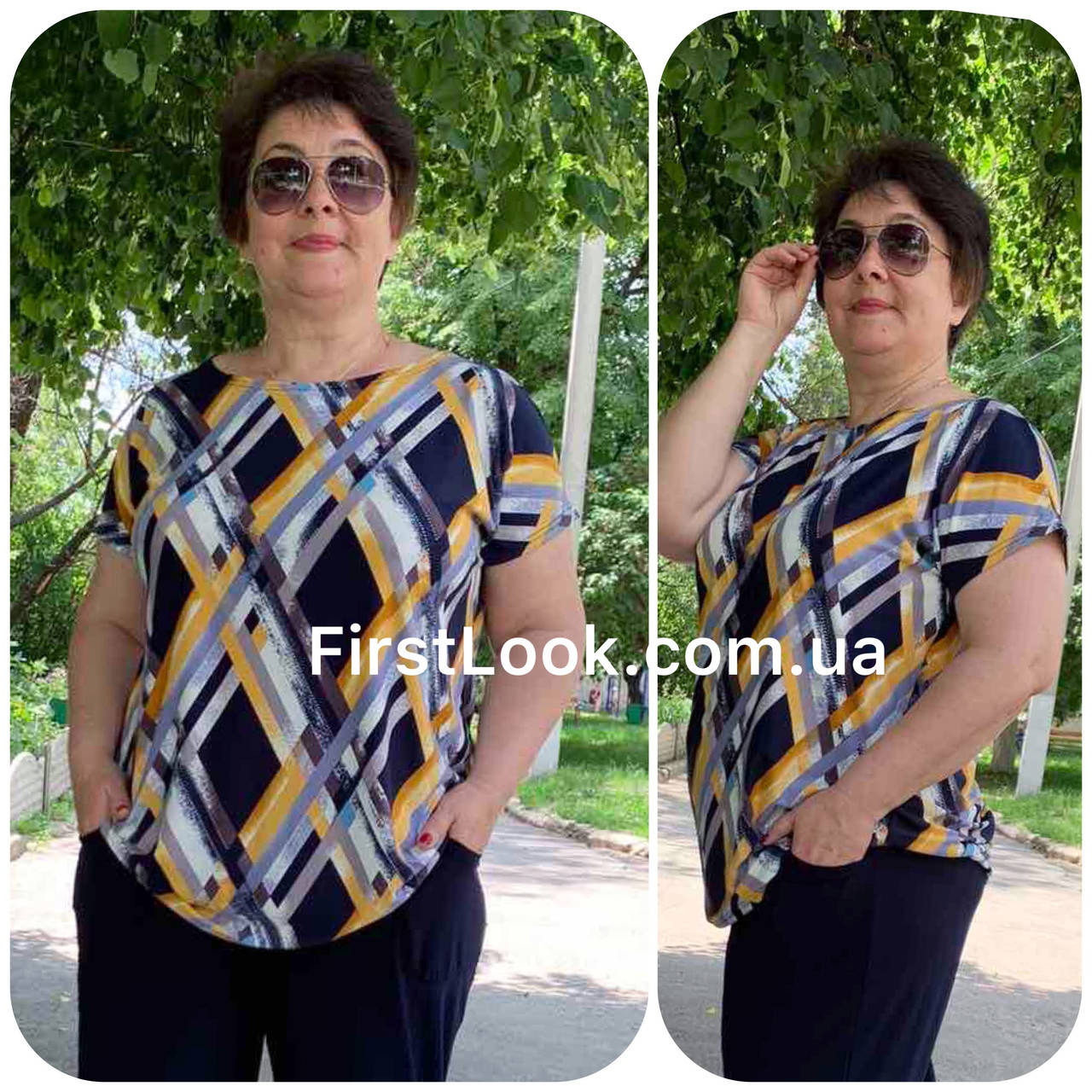 

Женская туника большие размеры с 50 по 64 размер