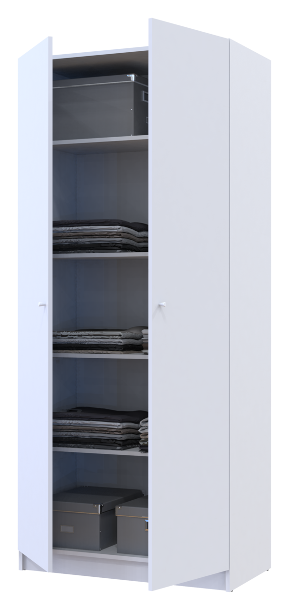 Полиця для одягу Doros Promo Білий 3шт. 86.7х35х1.6 (41516027) 4