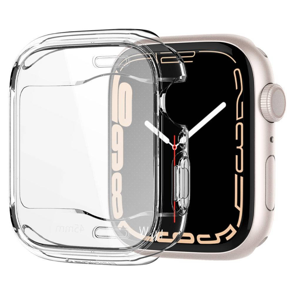 

Чехол Spigen Ultra Hybrid для Apple Watch 7 41mm Crystal Clear (ACS04188)
