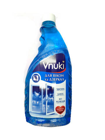 

Средство для стекл и зеркал VNUKI запаска 0,75л (1853)