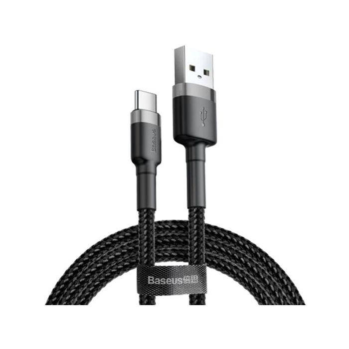 

Кабель Baseus Cafule Cable USB Type-C 2A 3m Grey/Black