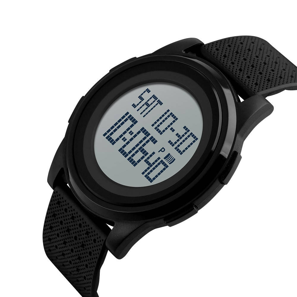 

Спортивные часы Skmei 1206 Ultra New черные с белым циферблатом