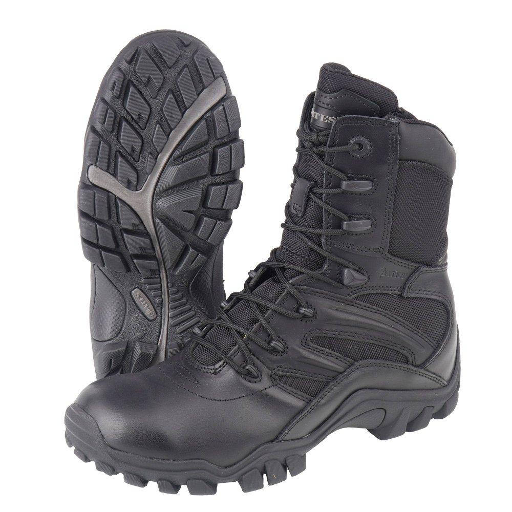 

Тактичні черевики Bates Delta-8 Side Zip Military Boot Black Size 8, Черный