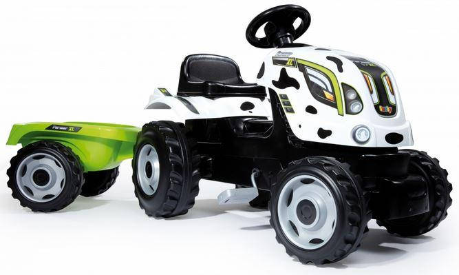 

Детский трактор на педалях с прицепом Farmer XL Cow Smoby 710113