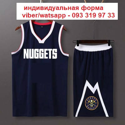 

Синяя форма команда Denver Nuggets (майка+шорты)