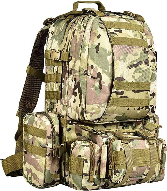 

Военный тактический рюкзак CVLIFE Тактический Рюкзак 60л из USA.Тактический, Камуфляжный 3 дневный. 60 литров., Камуфляж