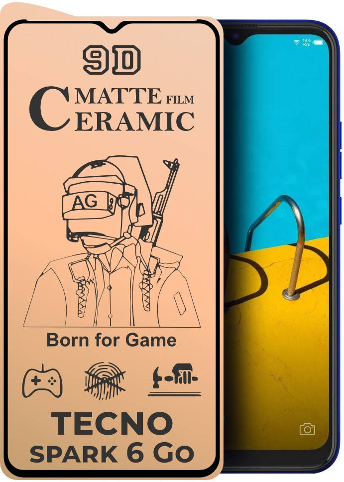 

Защитная пленка керамическая Ceramic Tecno Spark 6 Go (матовая)