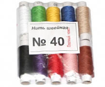 

Нитка швейная №40 цветная