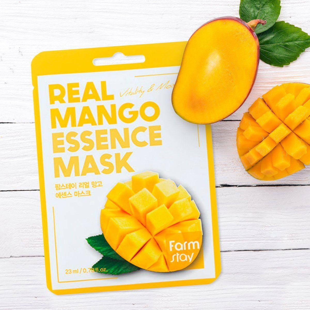 

Тканевая маска с экстрактом манго FarmStay Real Mango Essence Mask 23 ml