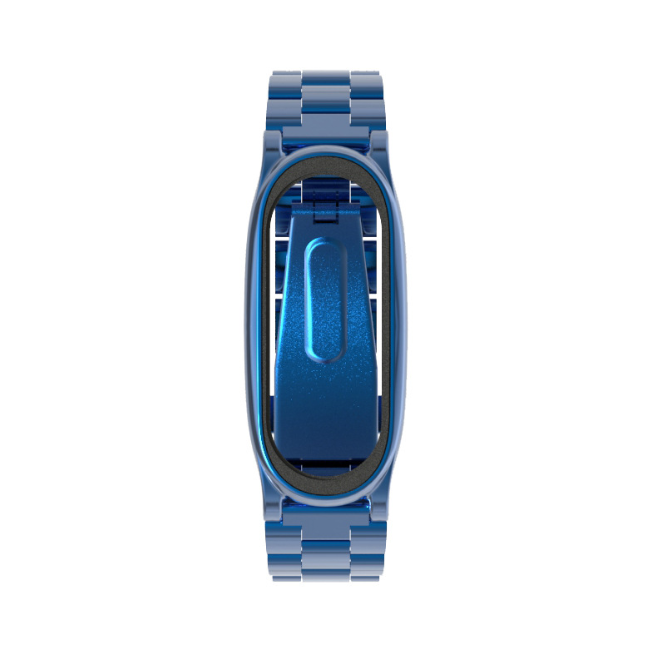 

Ремешок Xiaomi Mi Band 4 / 3 MiJobs Metal Plus металлический крупное звено Синий [1690]
