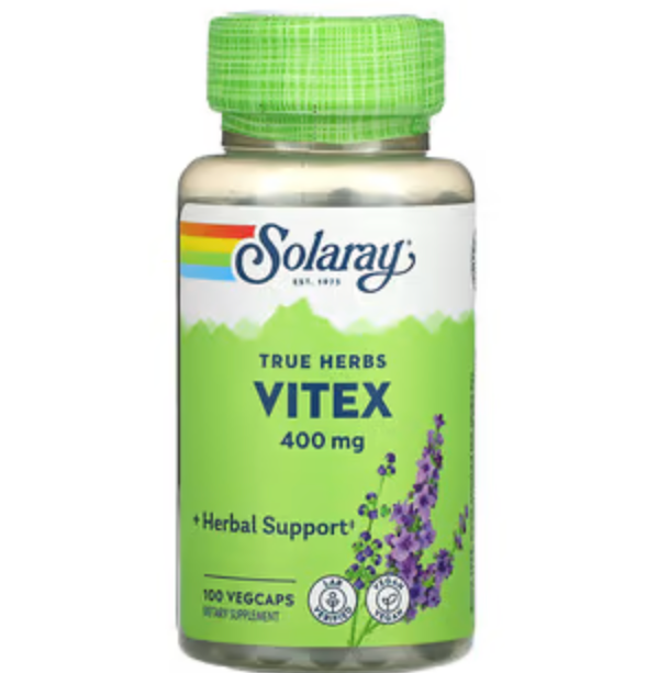 

Solaray, витекс, 400 мг, 100 капсул