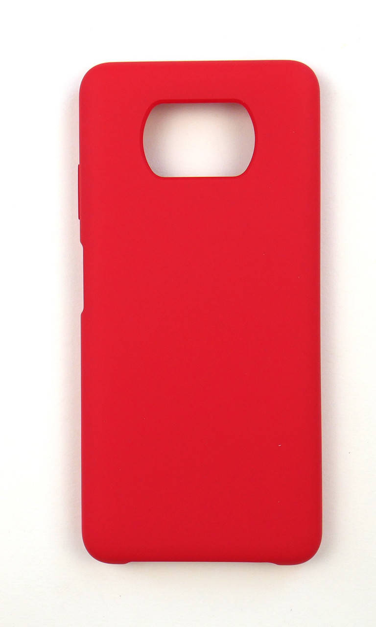 

Чехол Jelly Silicone Case Xiaomi Poco X3 Red (14), Красный