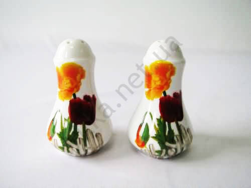 

Солонка + перечница Маки h 9 cm
