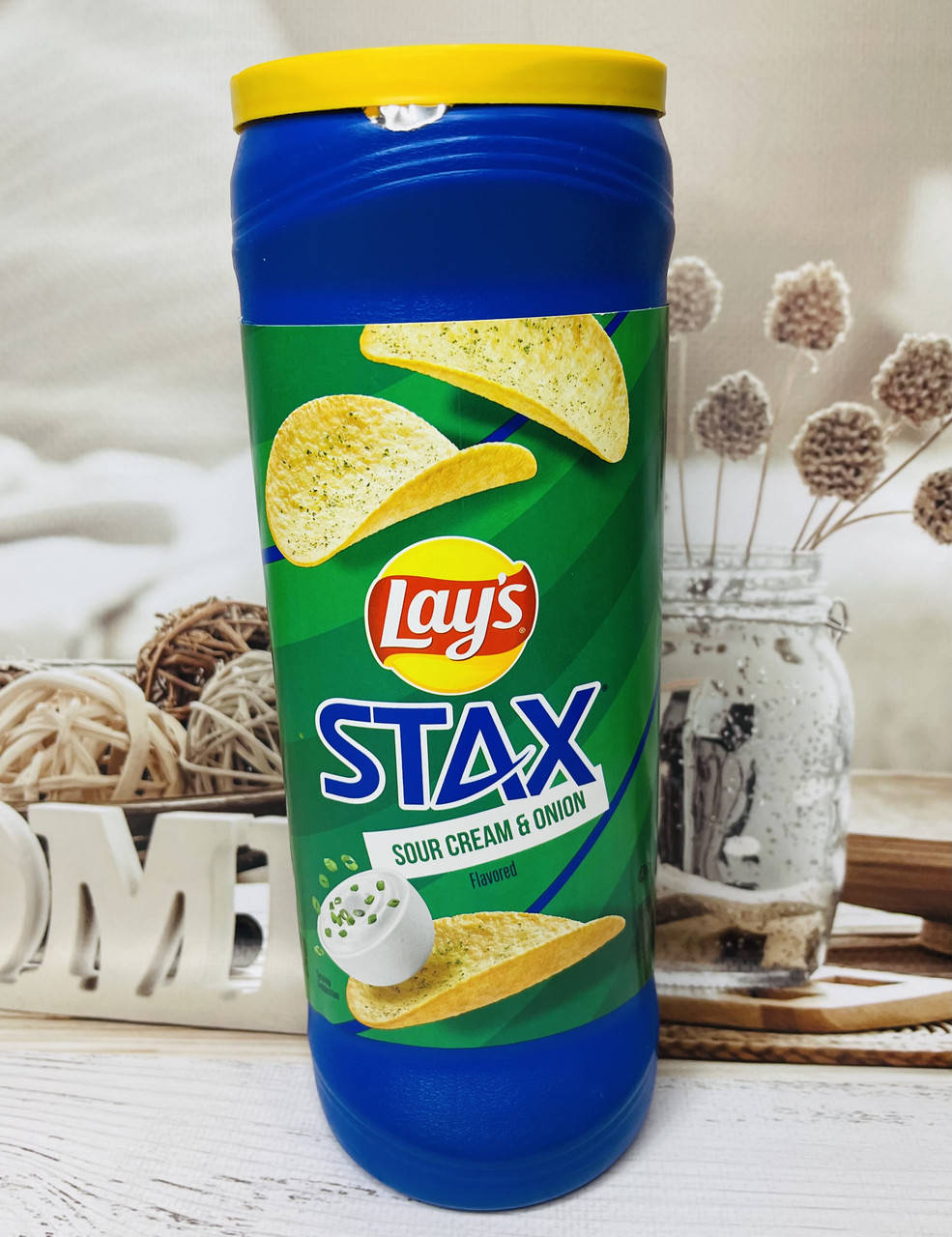 

Чіпси lay's Stax Сметана та цибуля