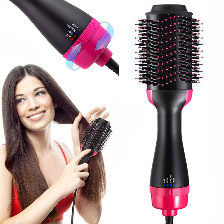 

Фен щетка для укладки волос One Step Hair Dryer 3в1 браш расческа воздушный стайлер с ионизацией