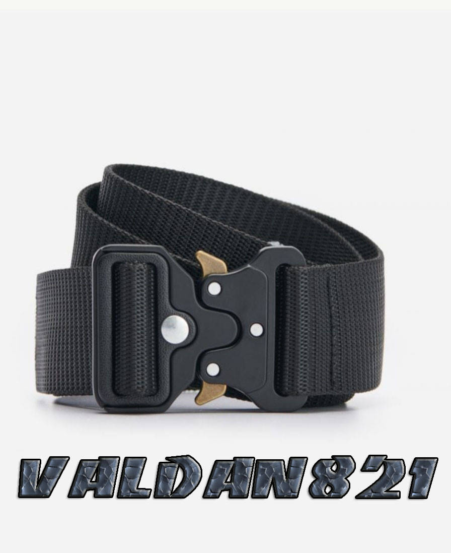 

Тактичний ремінь cobra чорний колір фастекс кордура, Черный