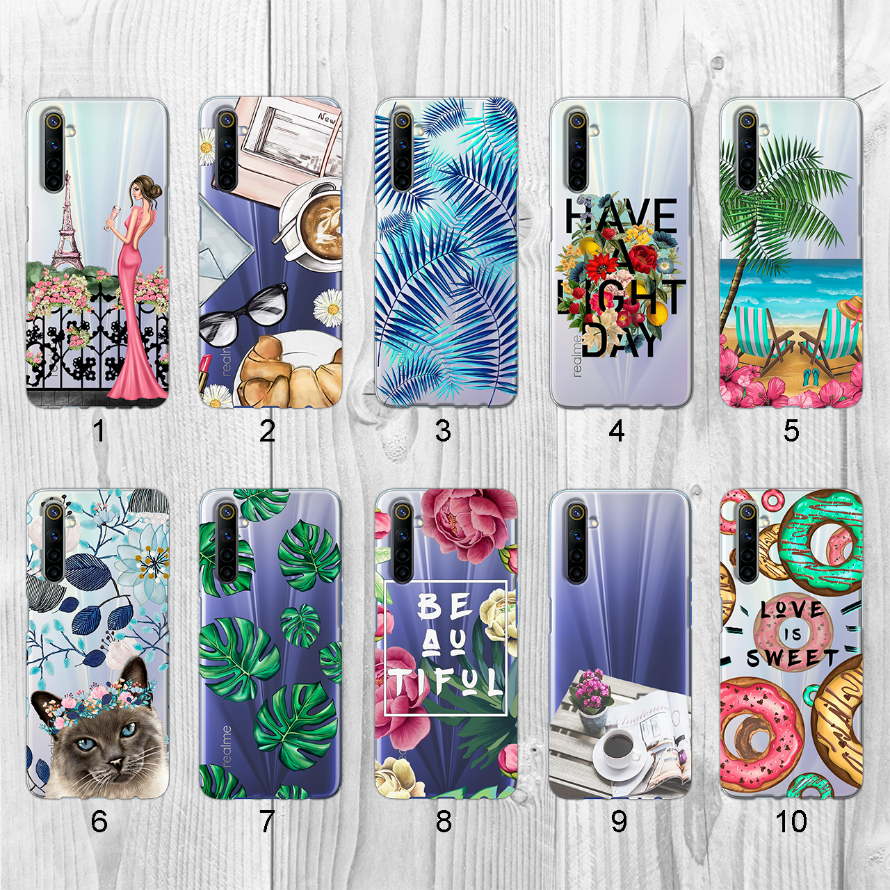 

Силиконовый чехол с рисунком для Realme 6 (new collection)