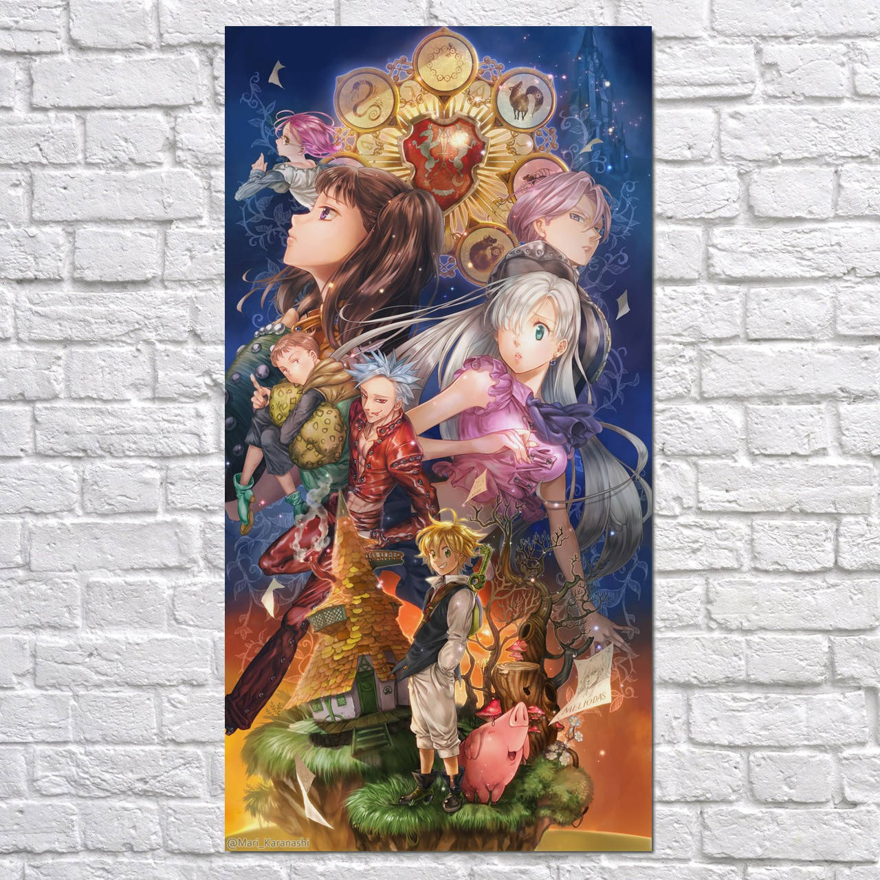 

Плакат "Семь смертных грехов, Nanatsu no Taizai" (артикул 5370)