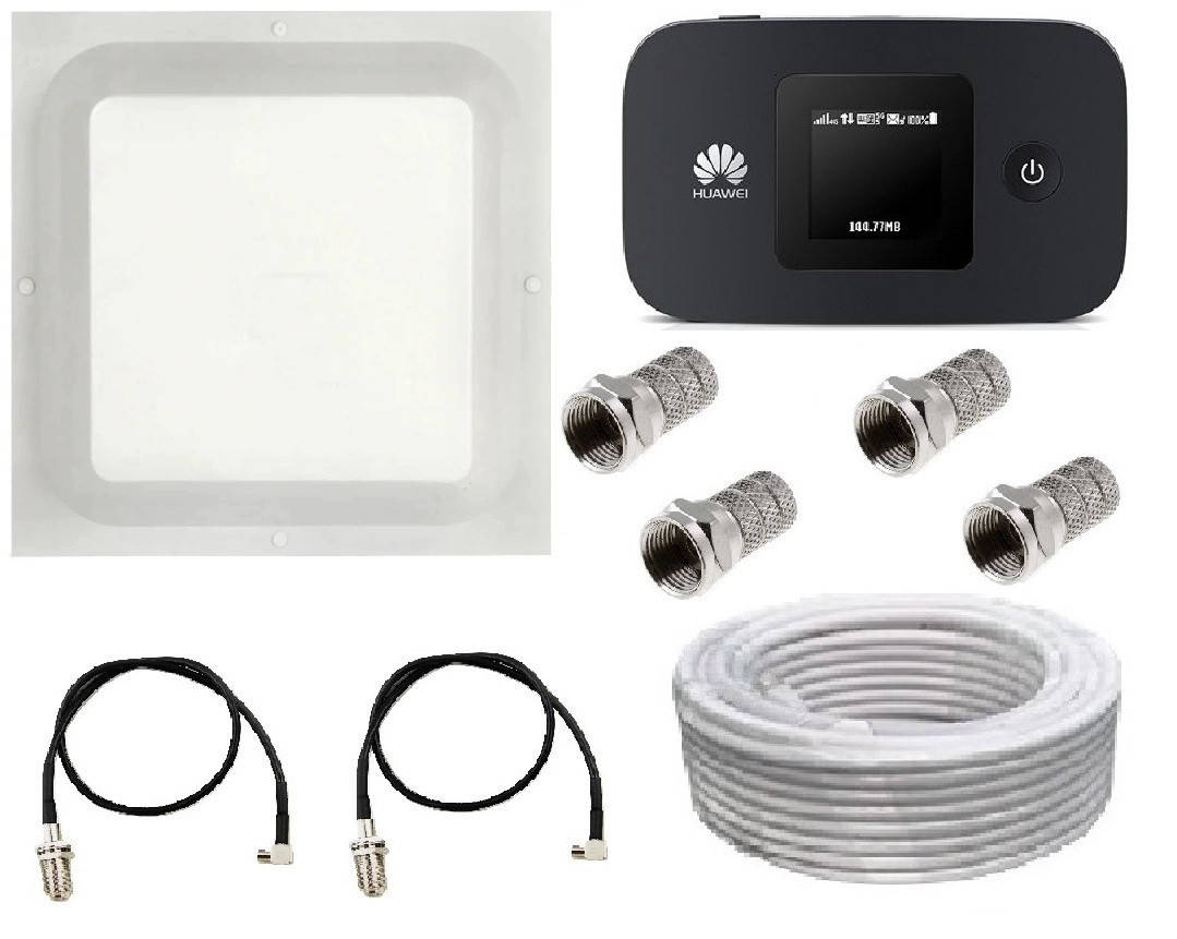 

Комплект WiFi роутер 3G модем Huawei E5577s-321 с антенной MIMO 2x17 dbi