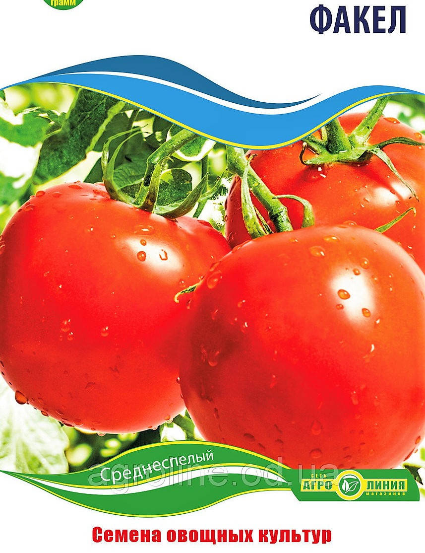 

Семена Томата сорт Факел 50 гр ТМ Агролиния