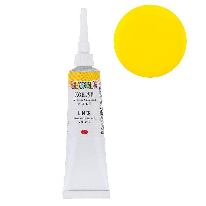 

Контур по стеклу (керам.) 18мл Желтый 214 Decola
