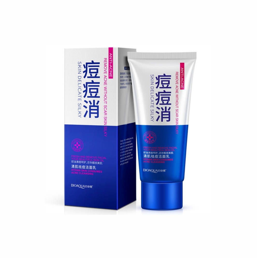 

Очистительная пенка для умывания против акне Bioaqua Skin Delicate Silky Anti-Acne