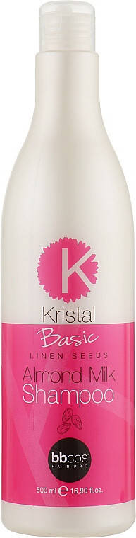 

Шампунь з мигдальним молочком для волосся Bbcos Kristal Basic 500 мл