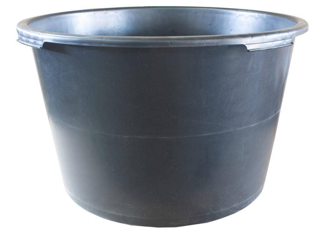 

Таз 40 литров круглый строительный хозяйственный Woffmann, Черный