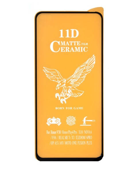 

Захисна плівка Ceramic Matte Realme 6 Pro Full Glue black, Черный