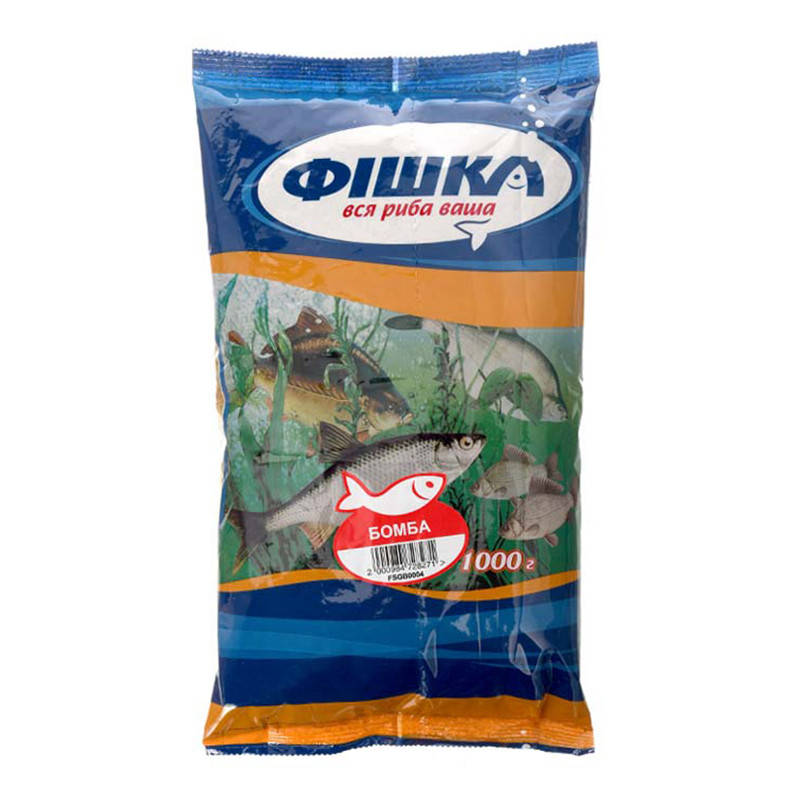 

Прикормка Фишка Бомба Гейзер 1кг