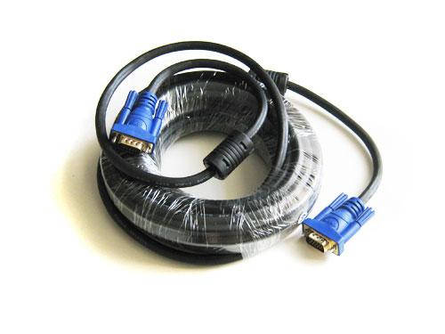 

Кабель VGA на VGA (папа-папа) 10 м, Черный