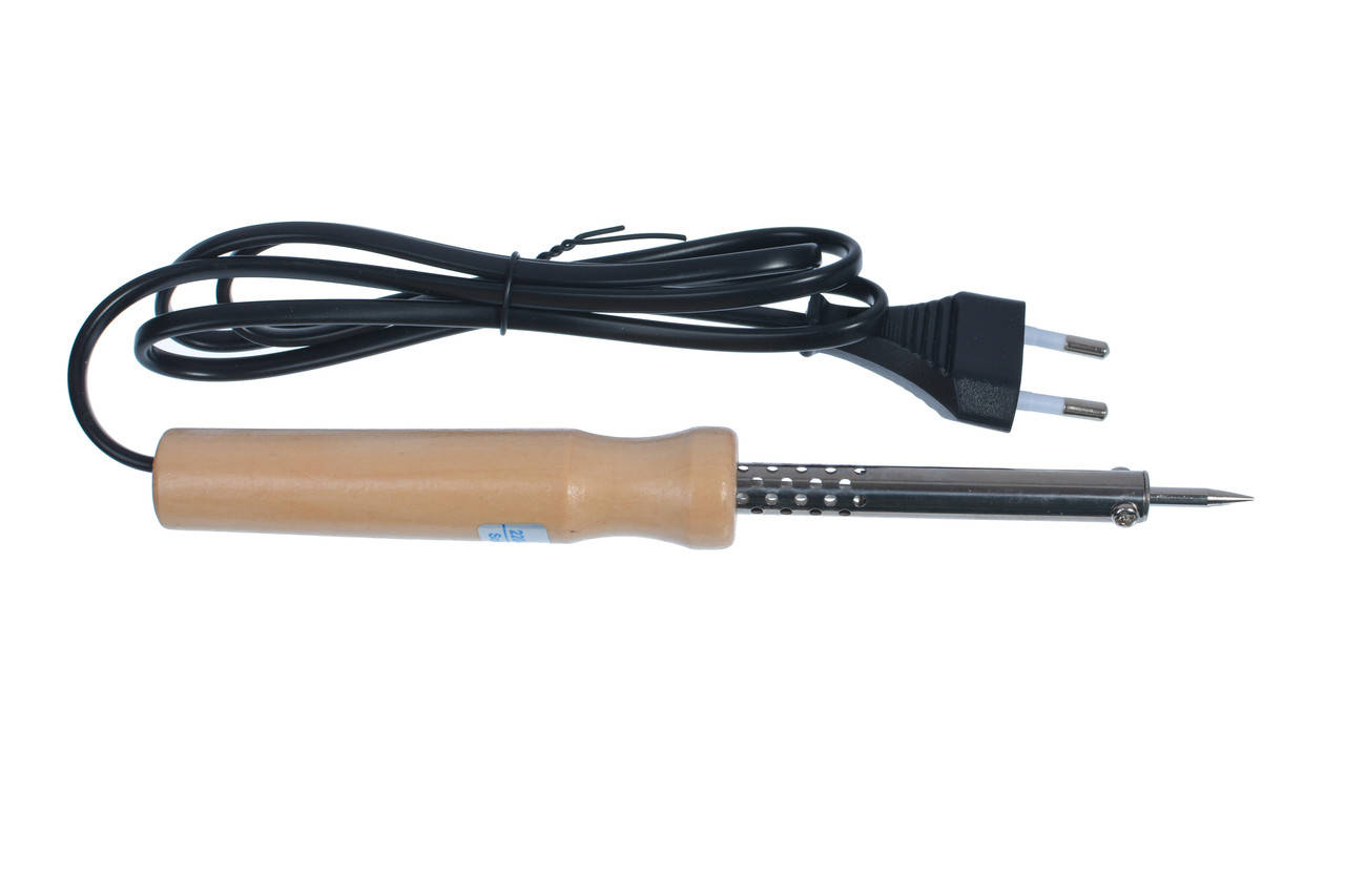 

Паяльник c деревянной ручкой WD 40W