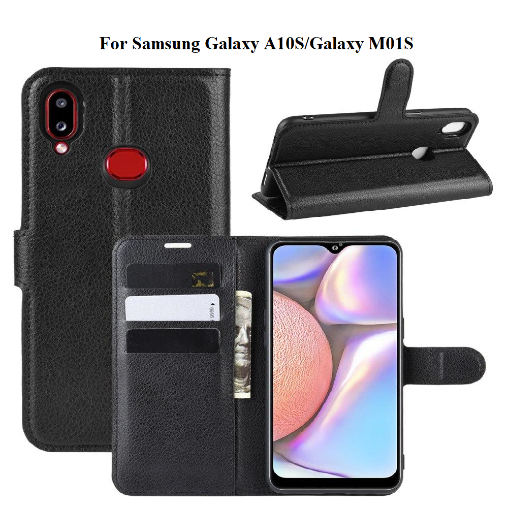 

Чехол книжка Wallet для Samsung Galaxy A10S (A107) / Galaxy M01S, Черный