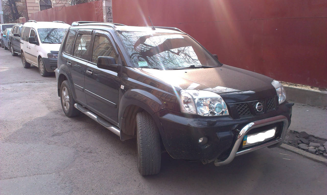 

Дефлекторы окон (ветровики) Nissan X-Trail 2001-> 5D 4шт (HIC)
