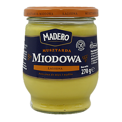 

Гірчиця Мадеро Медова Madero Miodowa 270g 12шт/ящ (Код : 00-00005428)